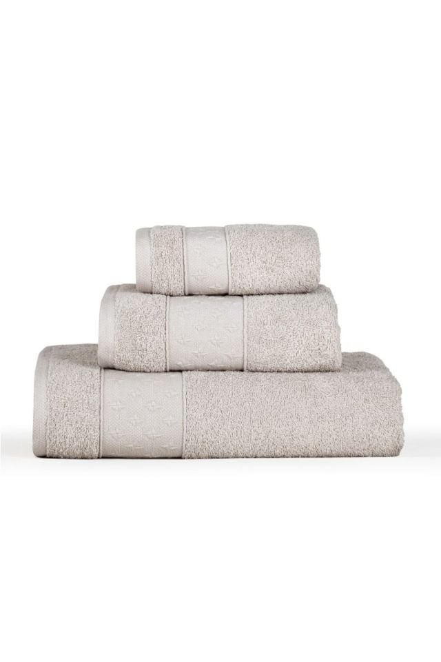 Jakarlı havlu set 3 lü