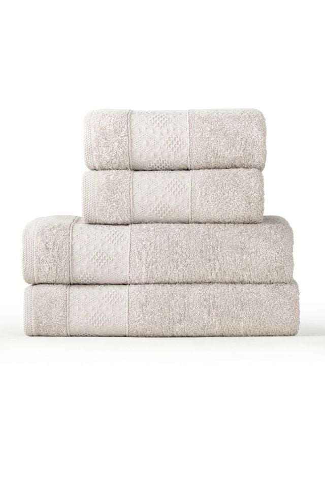 Jakarlu Havlu set 4 lü