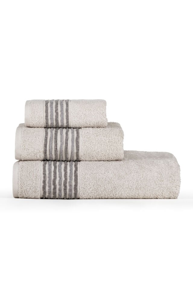 HAVLU SET 3 LÜ ÇİZGİLİ DESEN