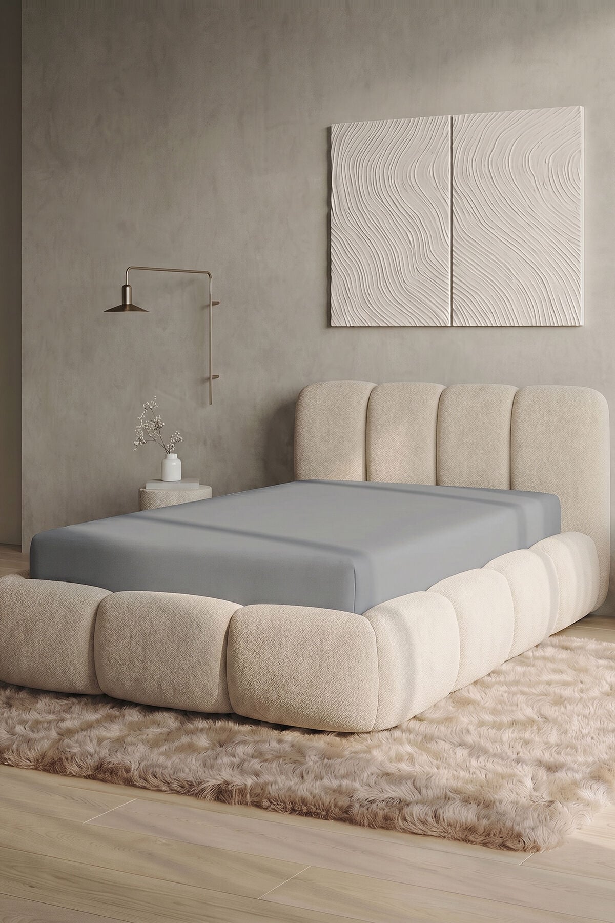 Maya Süprem Tek Kişilik Lastikli Çarşaf 90-100x200 cm %95 Pamuk%5 Elastan 190 GSM