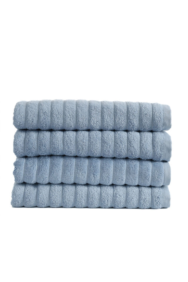 Phaselis Banyo Havlu 2'li Set %100 Pamuk 70x140 cm 670 GSM AÇIK MAVİ