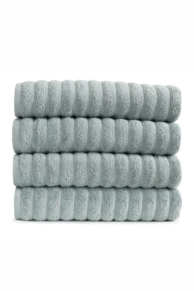 Phaselis Banyo Havlu 2'li Set %100 Pamuk 70x140 cm 670 GSM YEŞİL