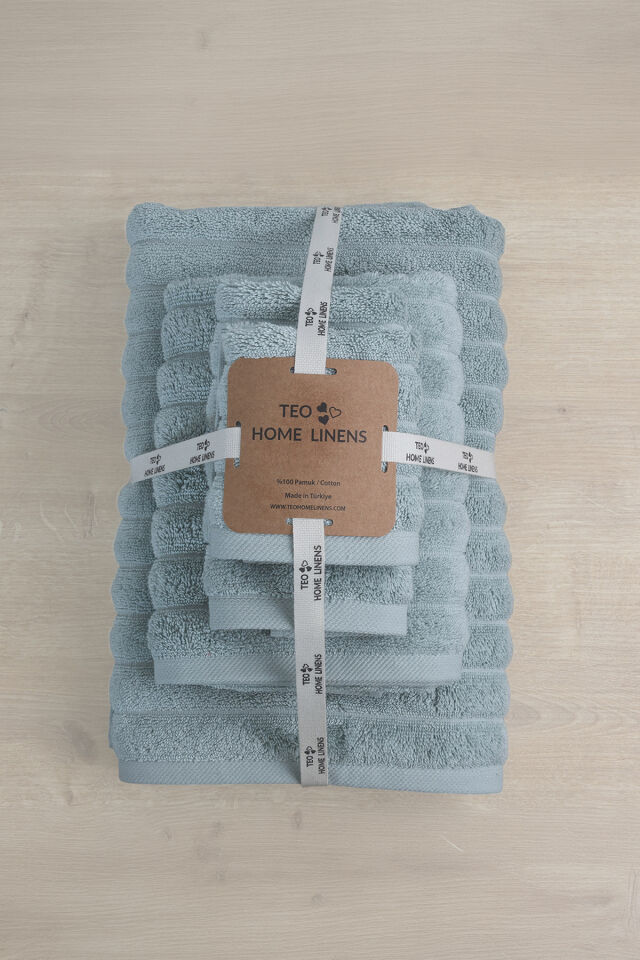 Phaselis Banyo Havlu 2'li Set %100 Pamuk 70x140 cm 670 GSM YEŞİL