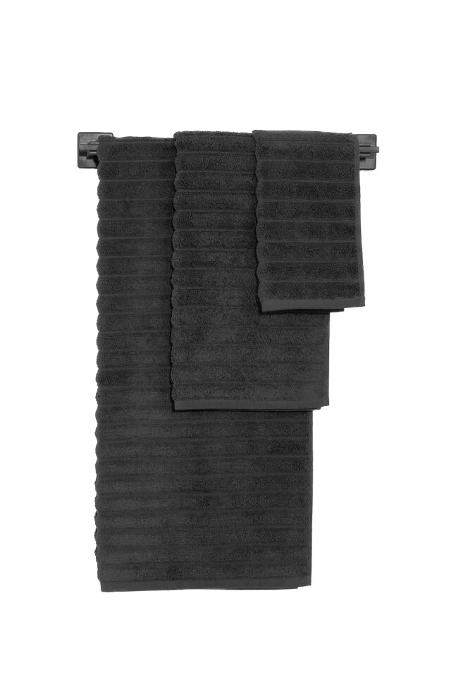 Phaselis Banyo Havlu 2'li Set %100 Pamuk 70x140 cm 670 GSM ANTRASİT