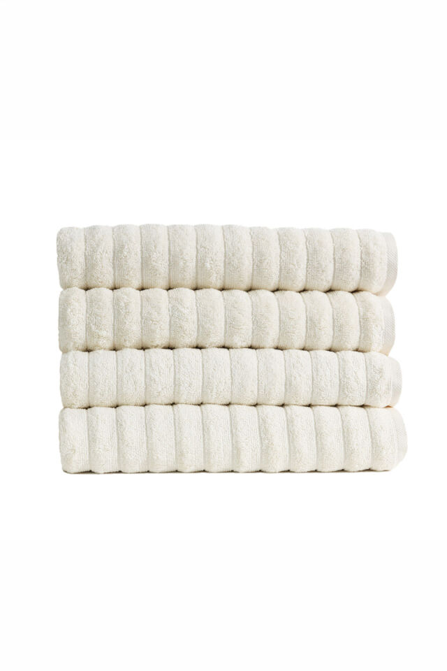 Phaselis El Havlu 2'li Set %100 Pamuk 50x90 cm 640 GSM EKRU