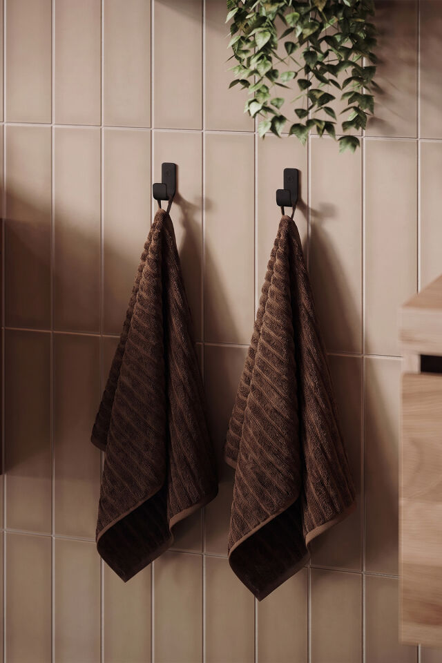 Phaselis El Havlu 2'li Set %100 Pamuk 50x90 cm 640 GSM KAHVERENGİ