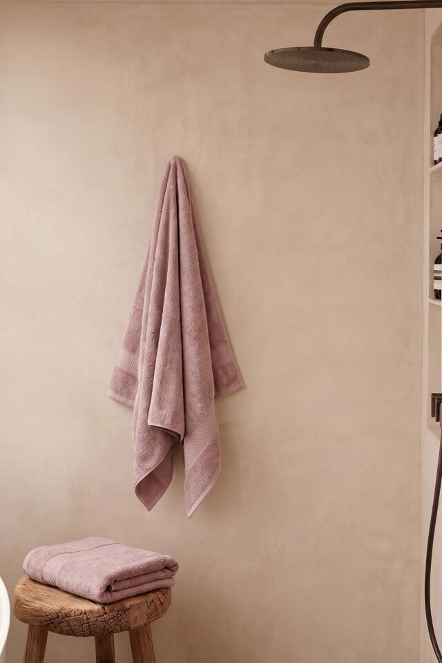 Assos Banyo Havlusu Seti 2'li Set %100 Pamuk 70x140 cm Kül